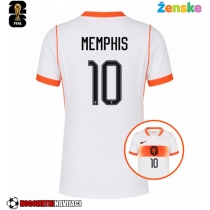 Ženske Nogometnih dresov Nizozemska Memphis Depay #10 Gostujoči SP 2026 Kratki rokavi
